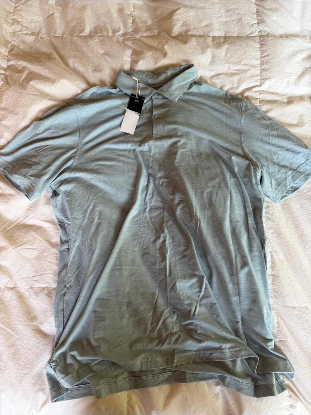 adidas Men's Polo Shirt in Sage Green